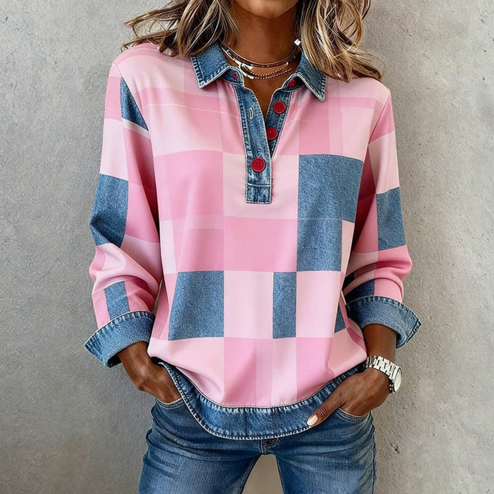 CHEMISE À CARREAUX POUR FEMME