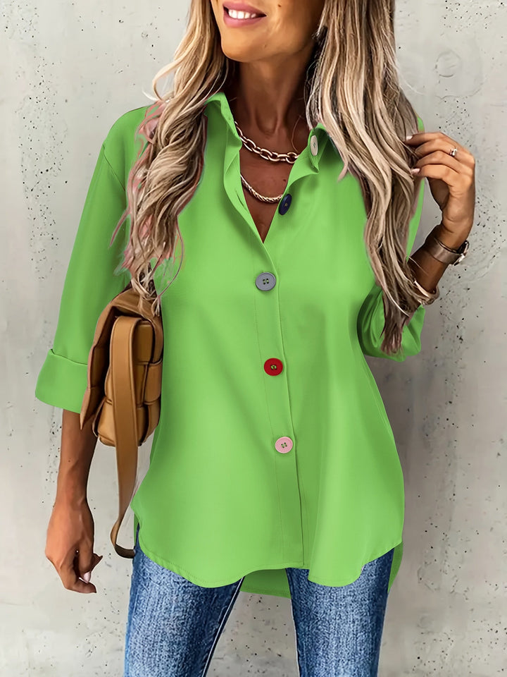 CHIC BLOUSE À BOUTONS POUR FEMMES