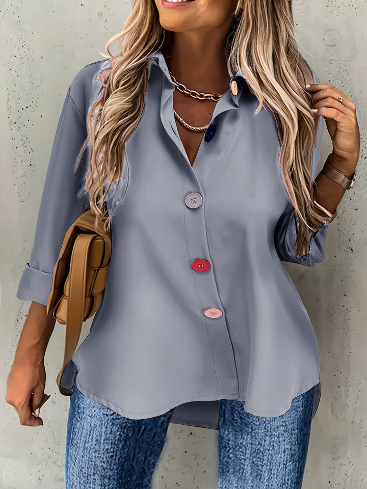 CHIC BLOUSE À BOUTONS POUR FEMMES