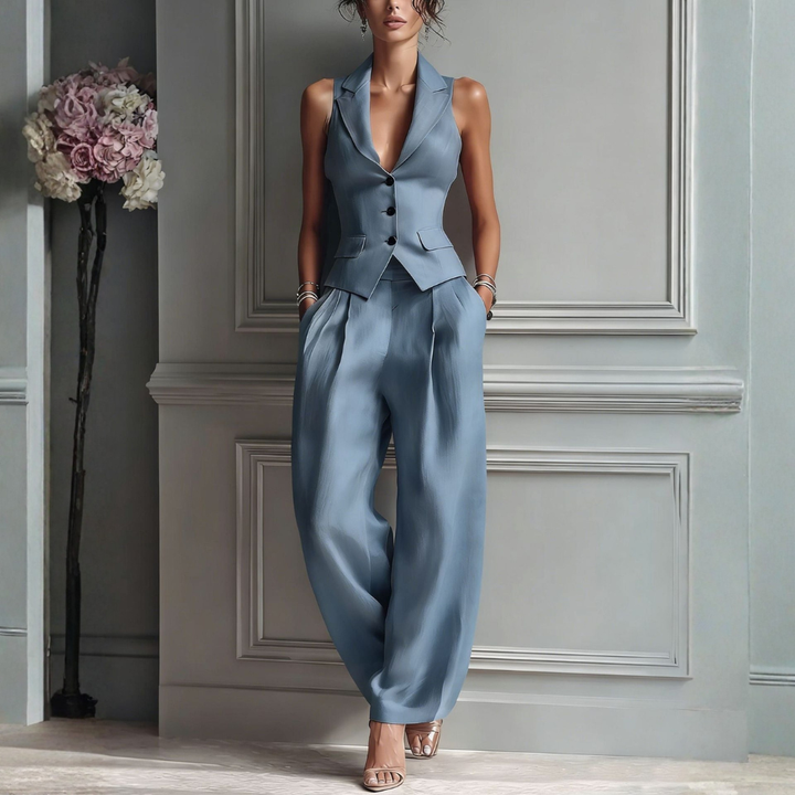 ENSEMBLE DEUX PIÈCES ÉLÉGANT POUR FEMMES