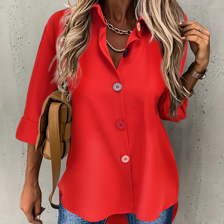 CHIC BLOUSE À BOUTONS POUR FEMMES