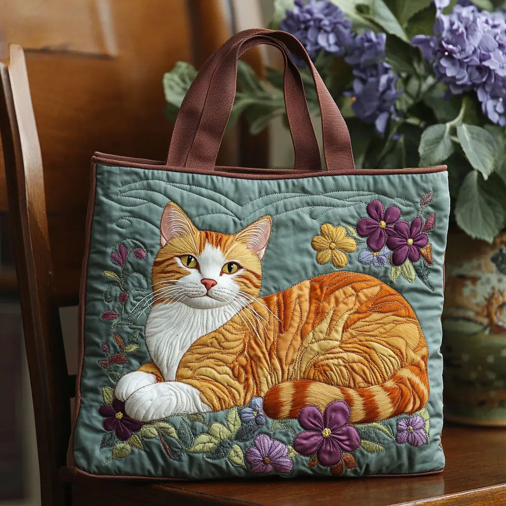 Sac à Main Matelassé Chat