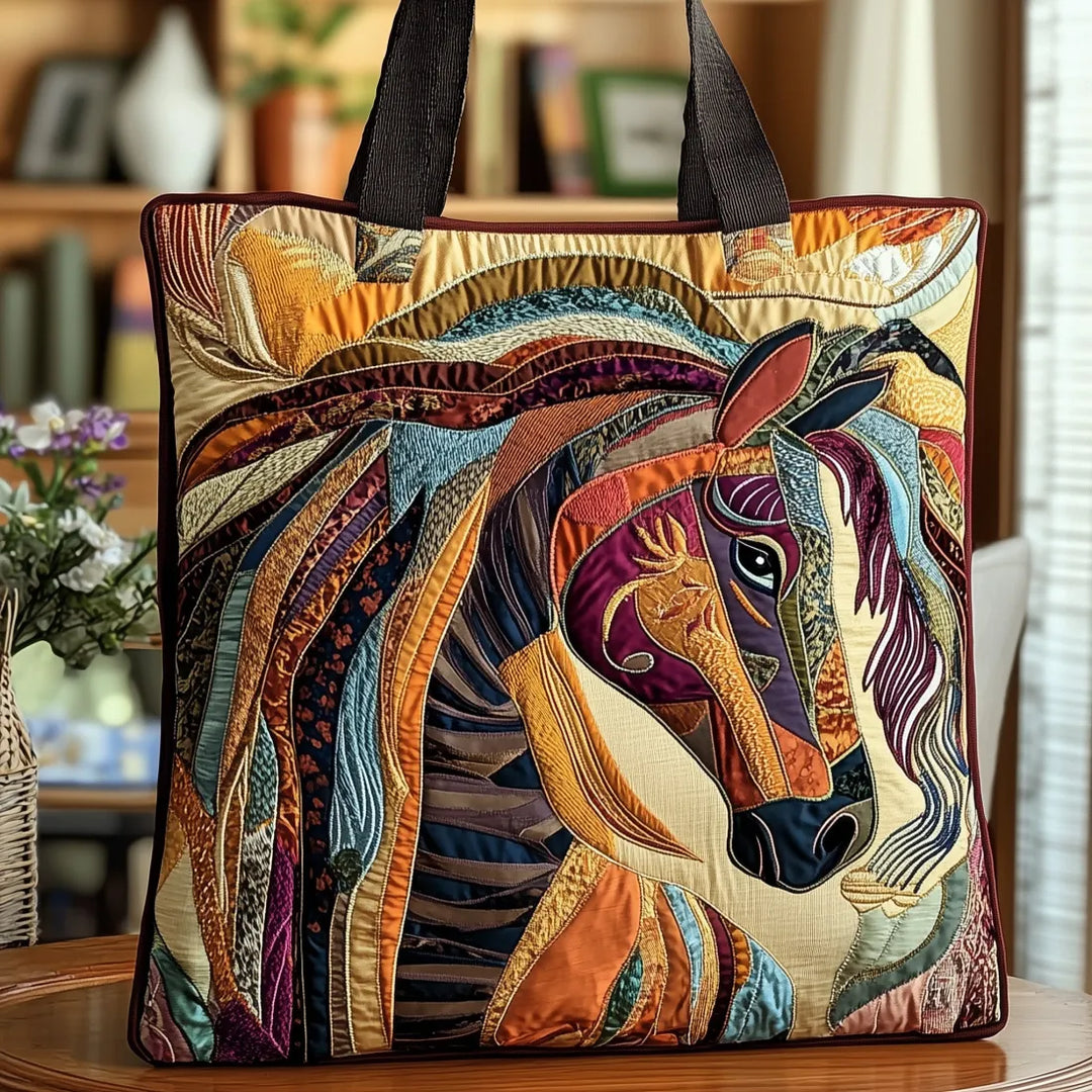 Sac Matelassé Cheval en Mosaïque