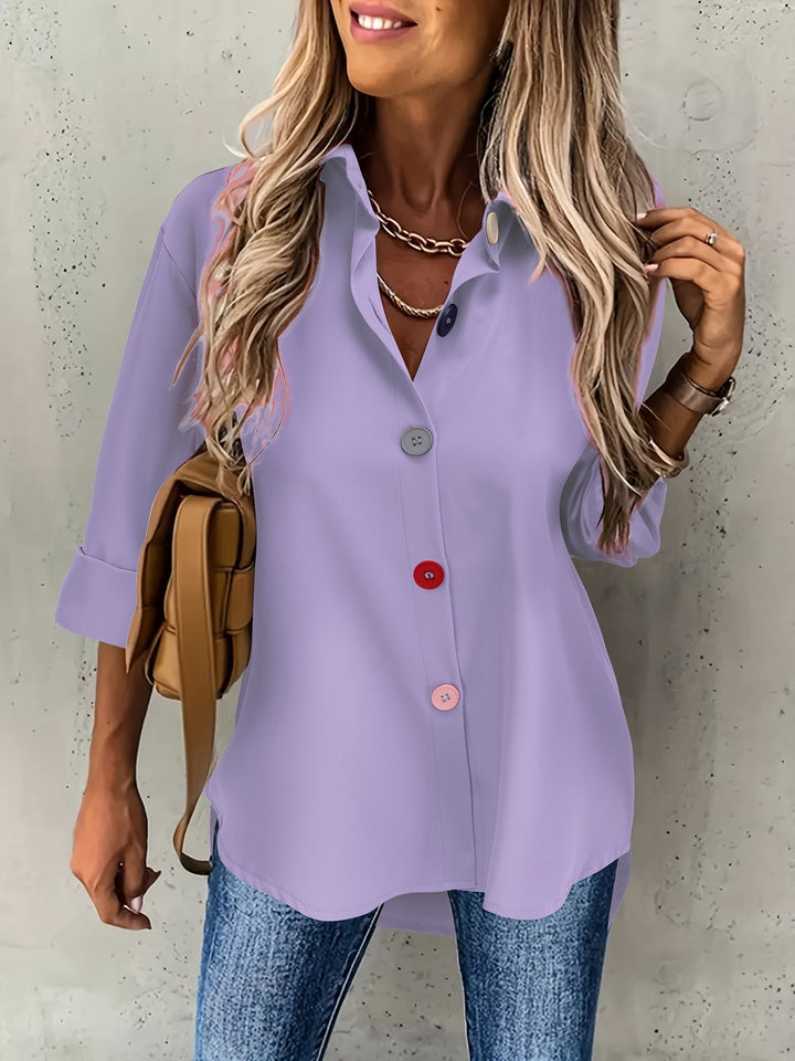 CHIC BLOUSE À BOUTONS POUR FEMMES