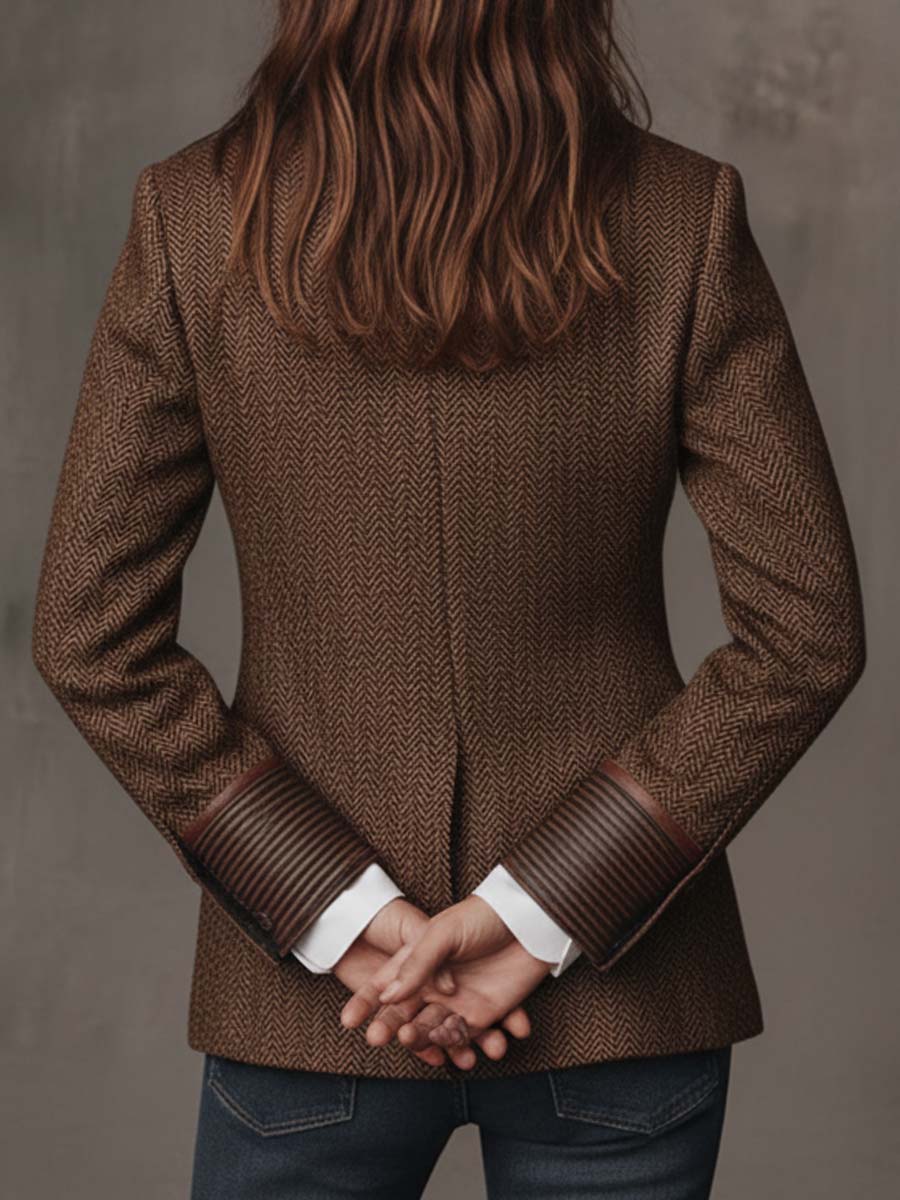 ÉLODIE MOREAU BLAZER STRUCTURÉ ARTISTIQUE POUR FEMMES