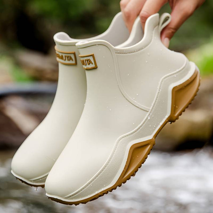 ÉLODIE MOREAU REGINA™ | Bottes Modernes en Caoutchouc