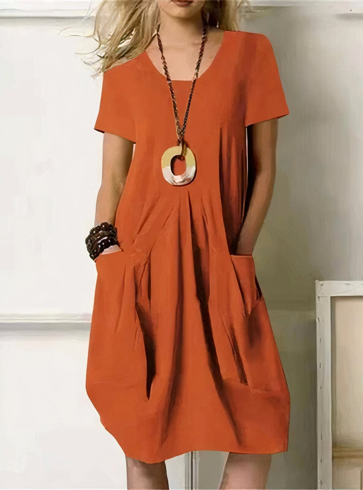ROBE MIDI FLUIDE POUR FEMMES