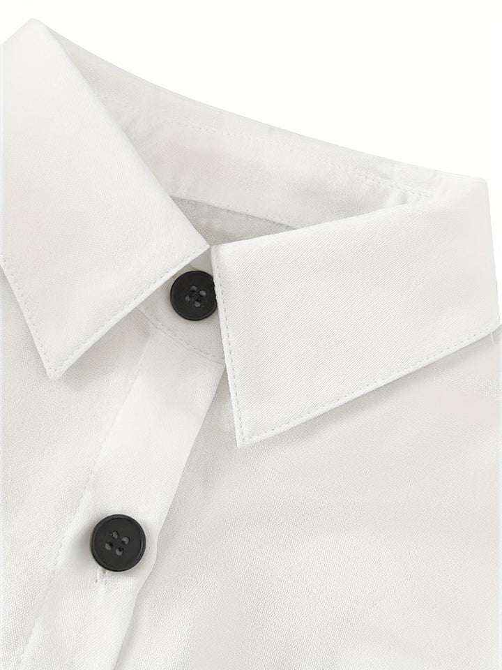 CHEMISE CLASSIQUE À BOUTONS POUR FEMMES