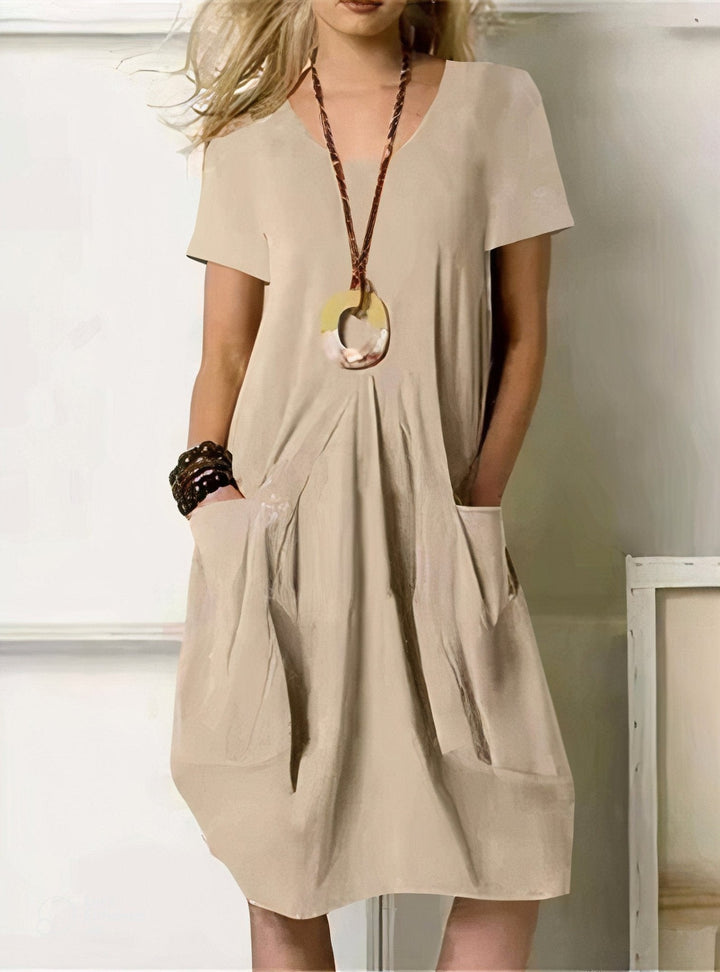 ROBE MIDI FLUIDE POUR FEMMES