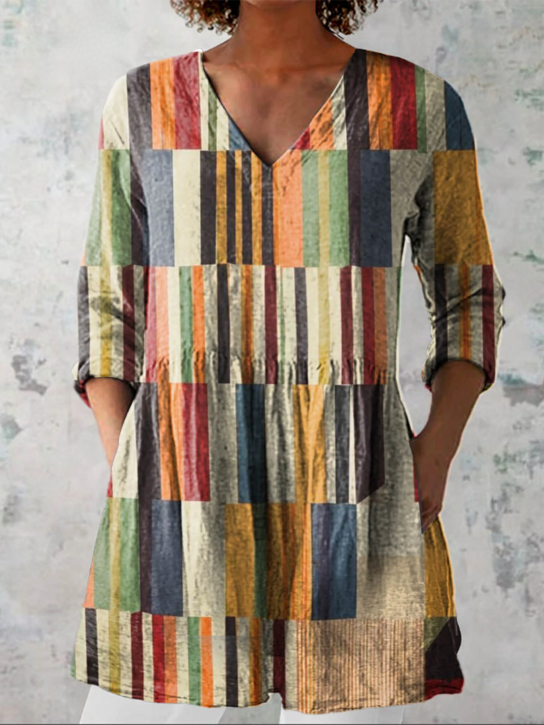 Marthe | Blouse Longue Imprimée