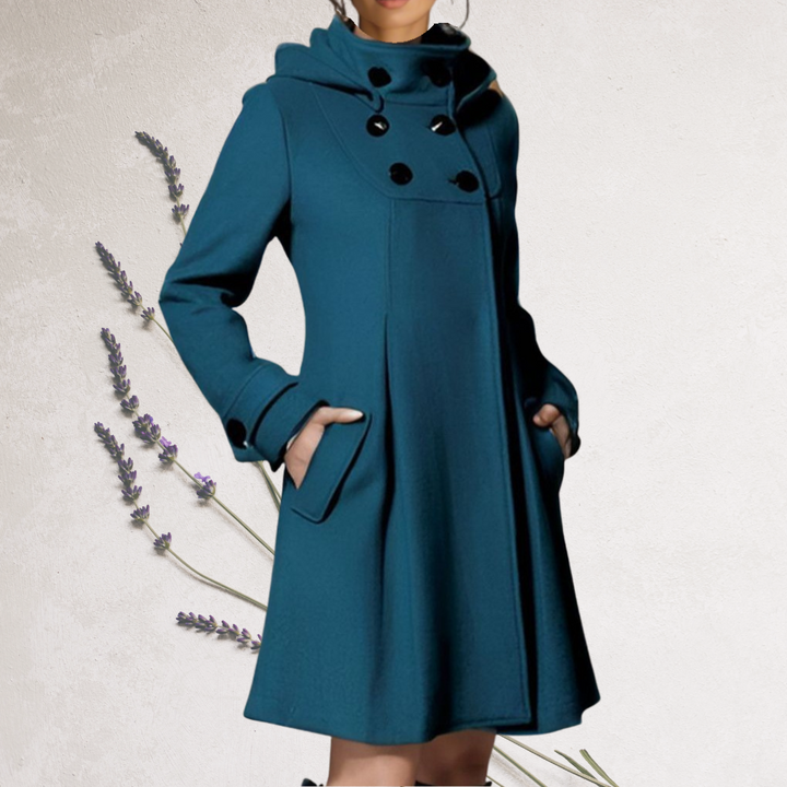 MANTEAU TRENCH REFINÉ LONGUEUR GENOU POUR FEMMES