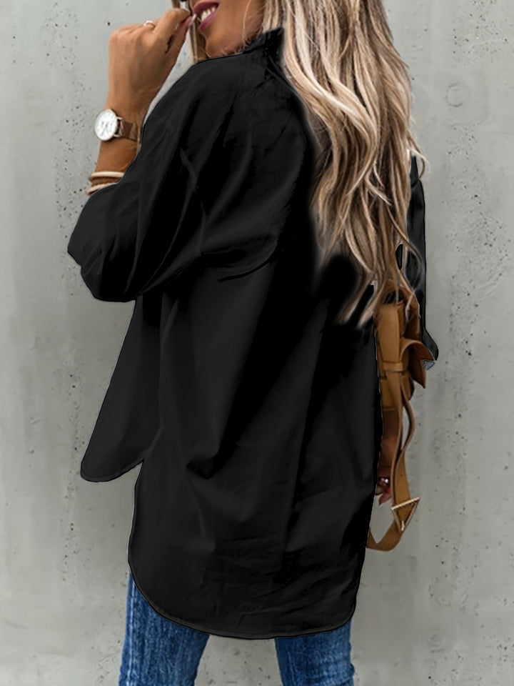 CHEMISE CHIC À MANCHES LONGUES POUR FEMMES