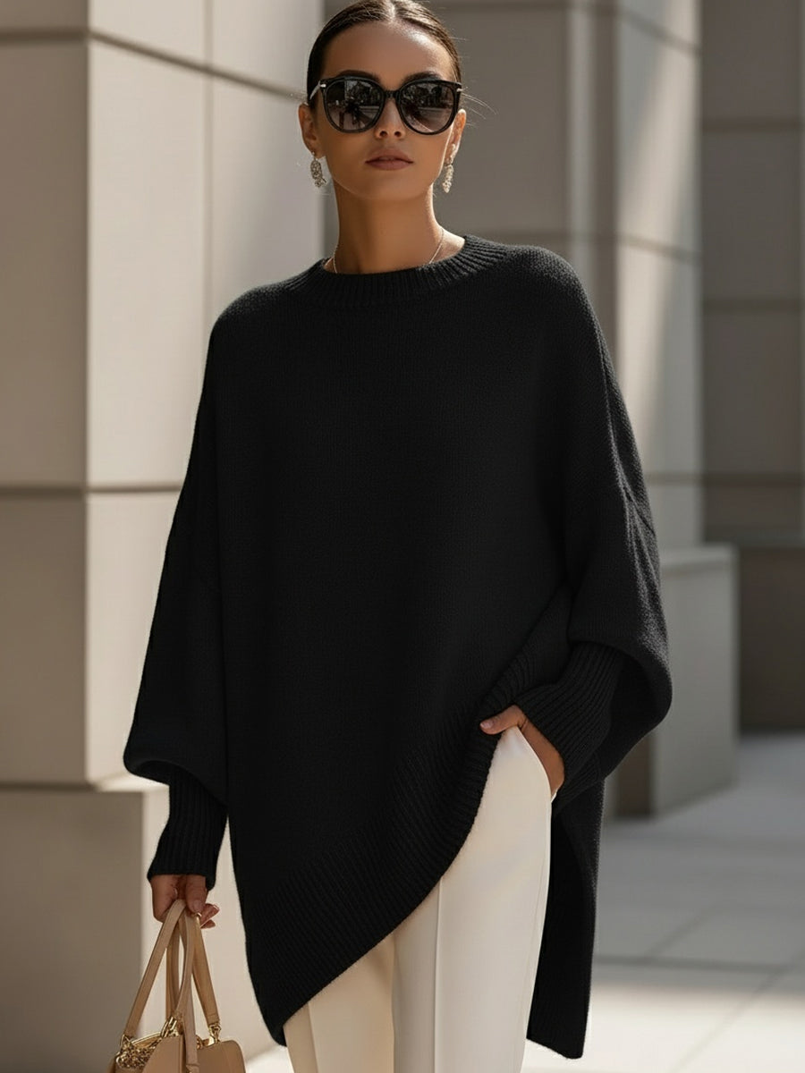 PULL SURDIMENSIONNÉ CÔTELÉ POUR FEMMES