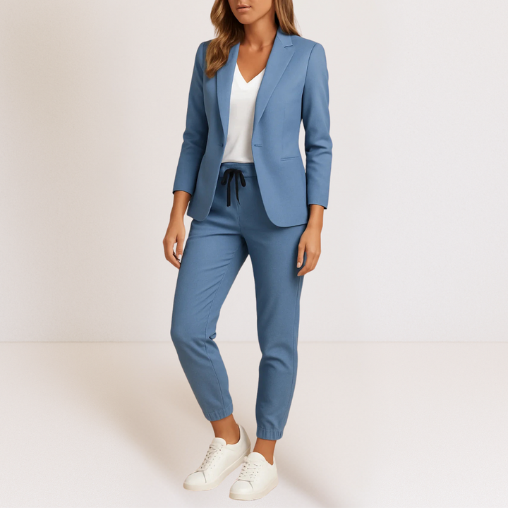 ENSEMBLE COORDONNE BLAZER ET JOGGER SMART CLASSIC POUR FEMME