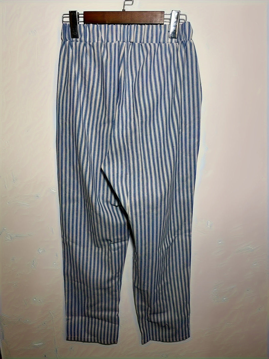 PANTALONS LARGES À RAYURES POUR FEMMES