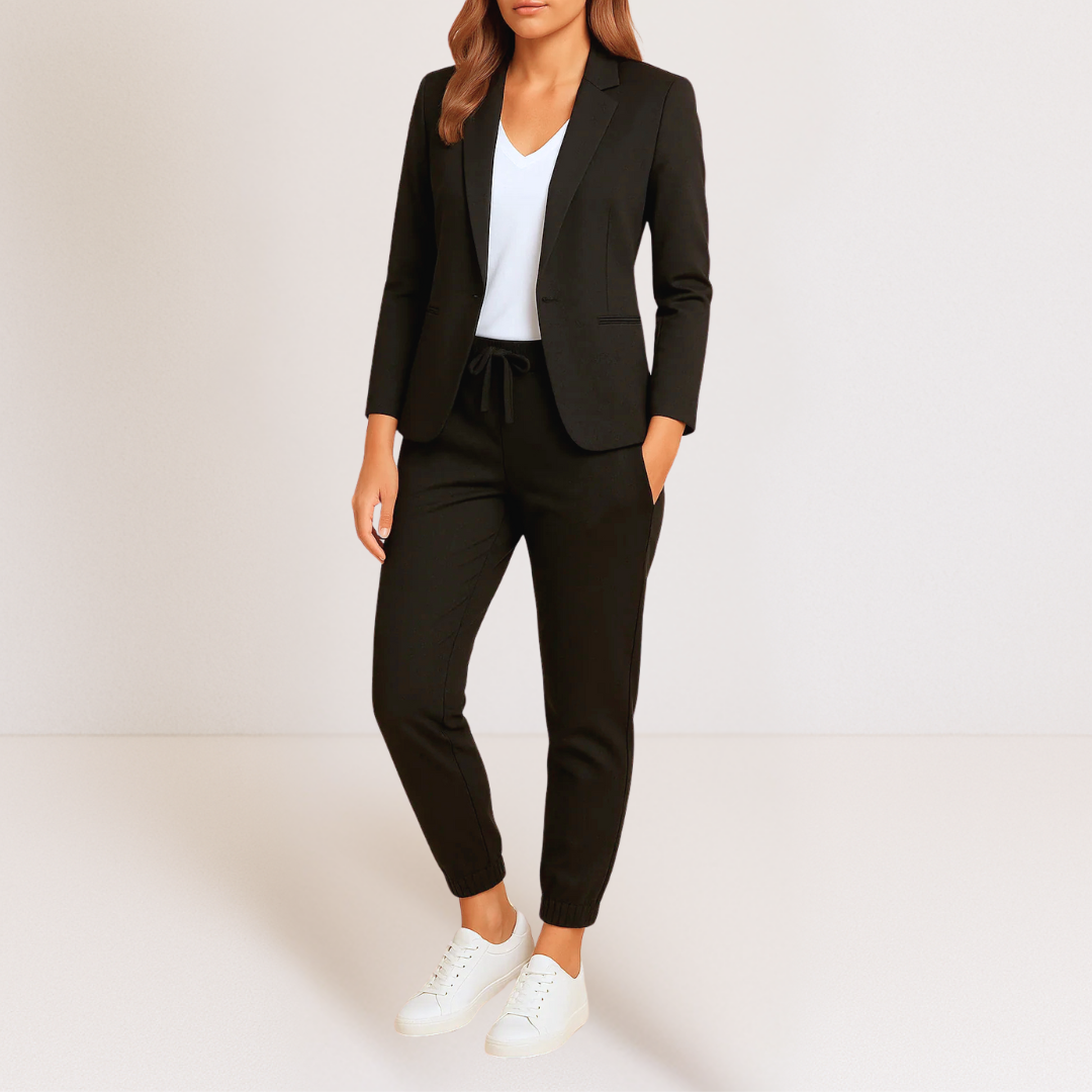 ENSEMBLE COORDONNE BLAZER ET JOGGER SMART CLASSIC POUR FEMME
