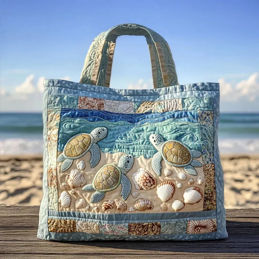 Sac Cabas Matelassé Tortue