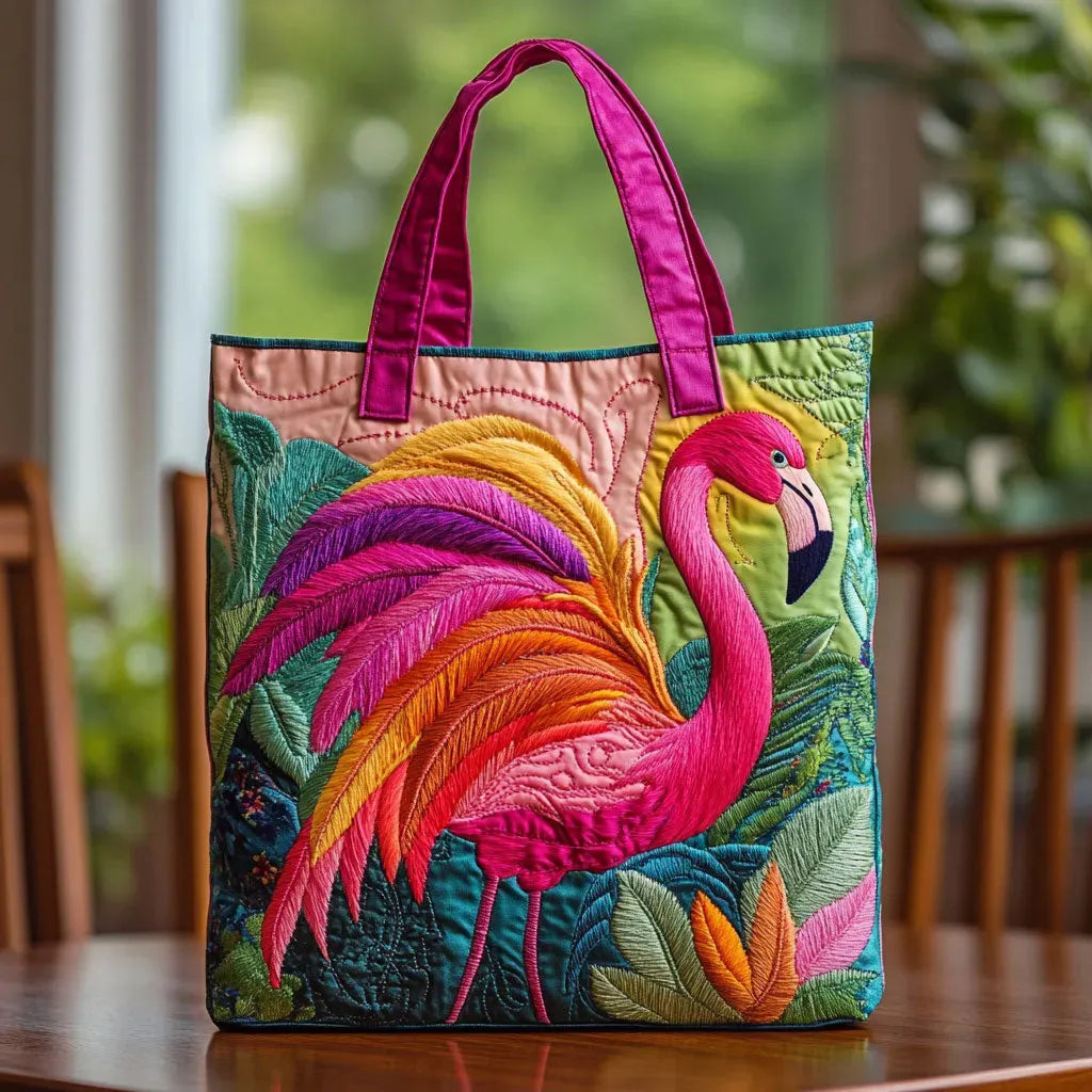 Sac à Bandoulière Matelassé Flamant Rose