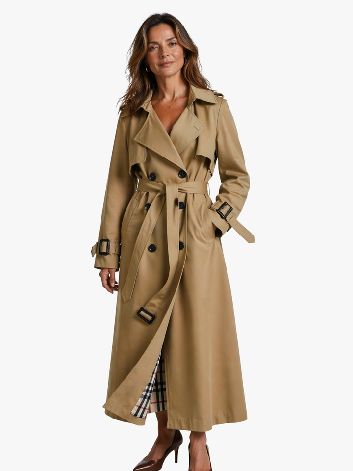TRENCH-MANTEAU CEINTURÉ POUR FEMMES