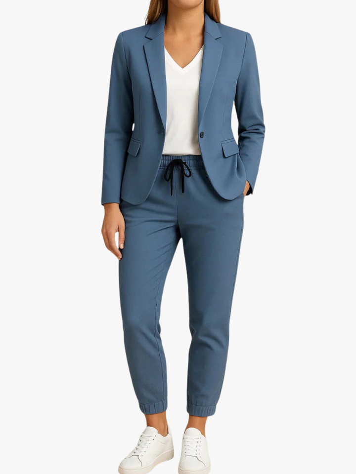 ENSEMBLE COORDONNE BLAZER ET JOGGER SMART CLASSIC POUR FEMME