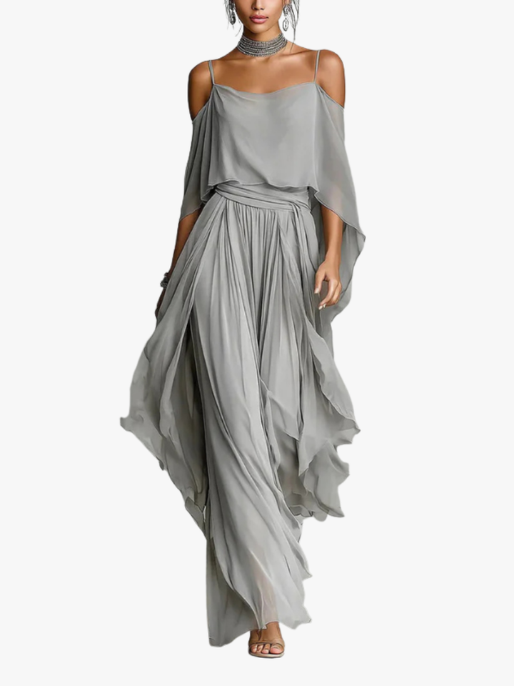 ENSEMBLE ÉLÉGANT EN CHIFFON POUR FEMMES