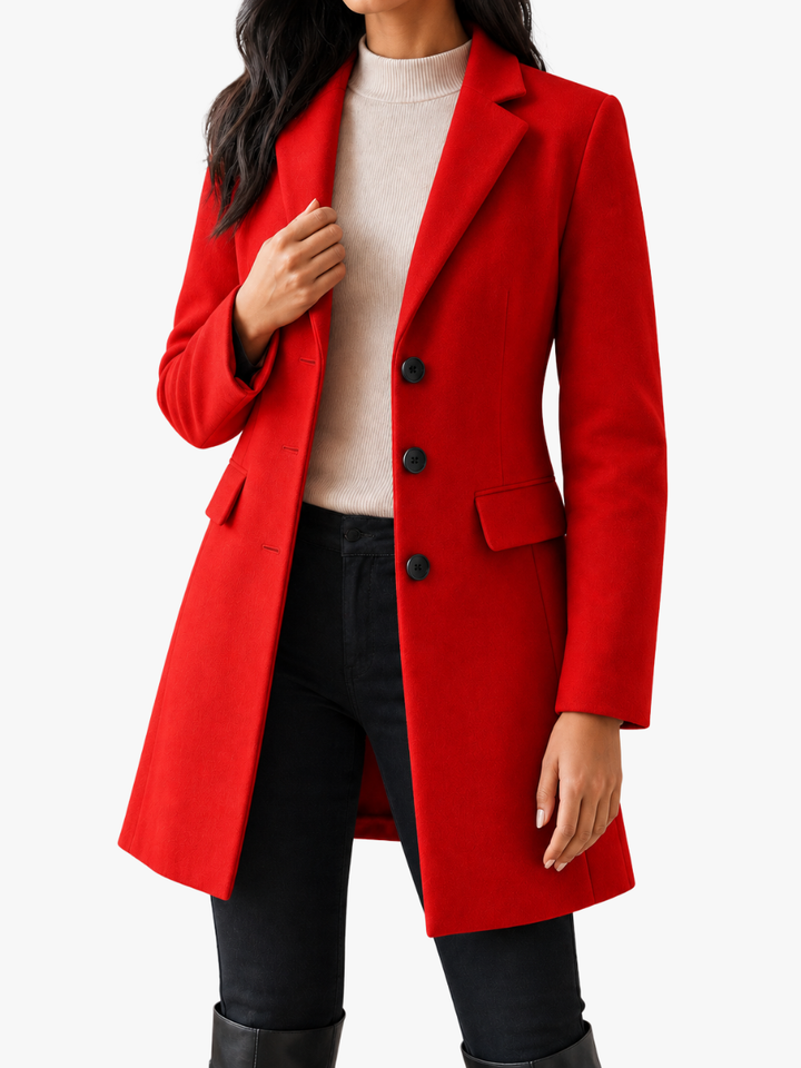 Angèle | Manteau Mi-Long Ajusté