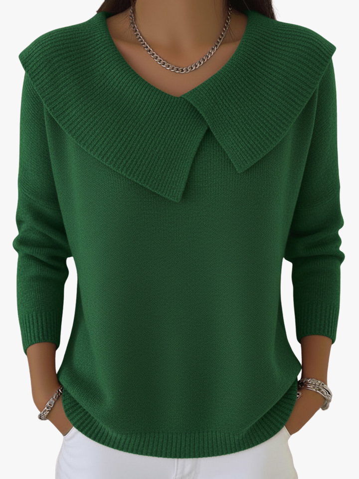 PULL COL CLASSIQUE POUR FEMME