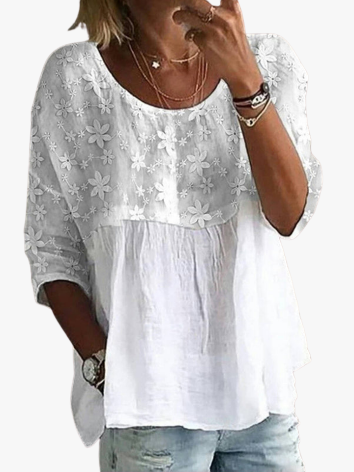 BLOUSE BRODÉE POUR FEMMES