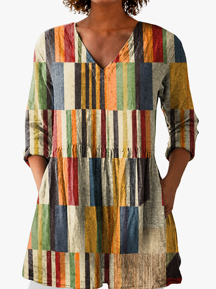 Marthe | Blouse Longue Imprimée