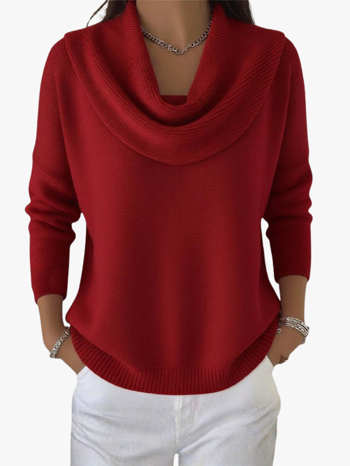 PULL À COL GRACIEUX POUR FEMMES