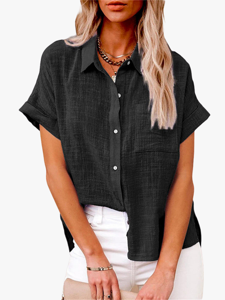 Isabelle | Blouse en Lin Fluide