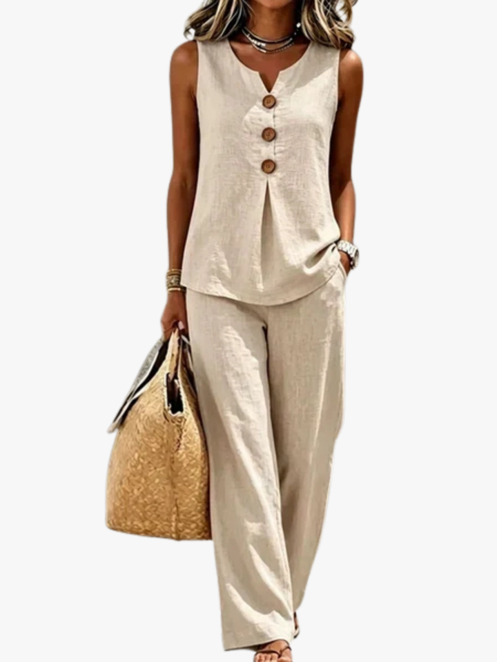 ENSEMBLE PANTALON DÉTENDU POUR FEMMES