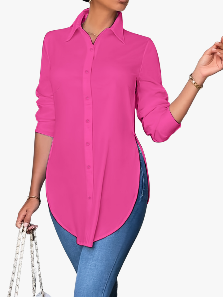 BLOUSE À BOUTONS CHIC ÉLÉGANTE POUR FEMMES