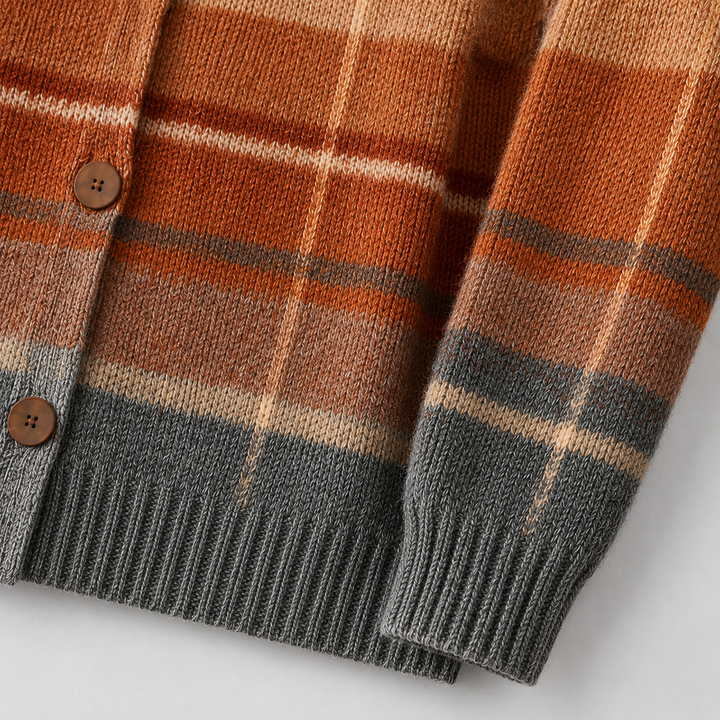 Valentine | Gilet à Carreaux Chic