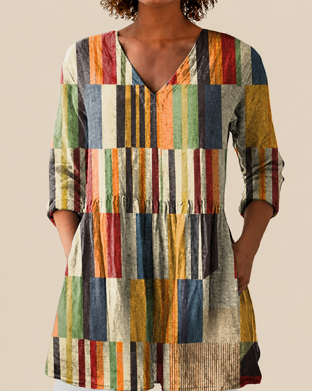 Marthe | Blouse Longue Imprimée
