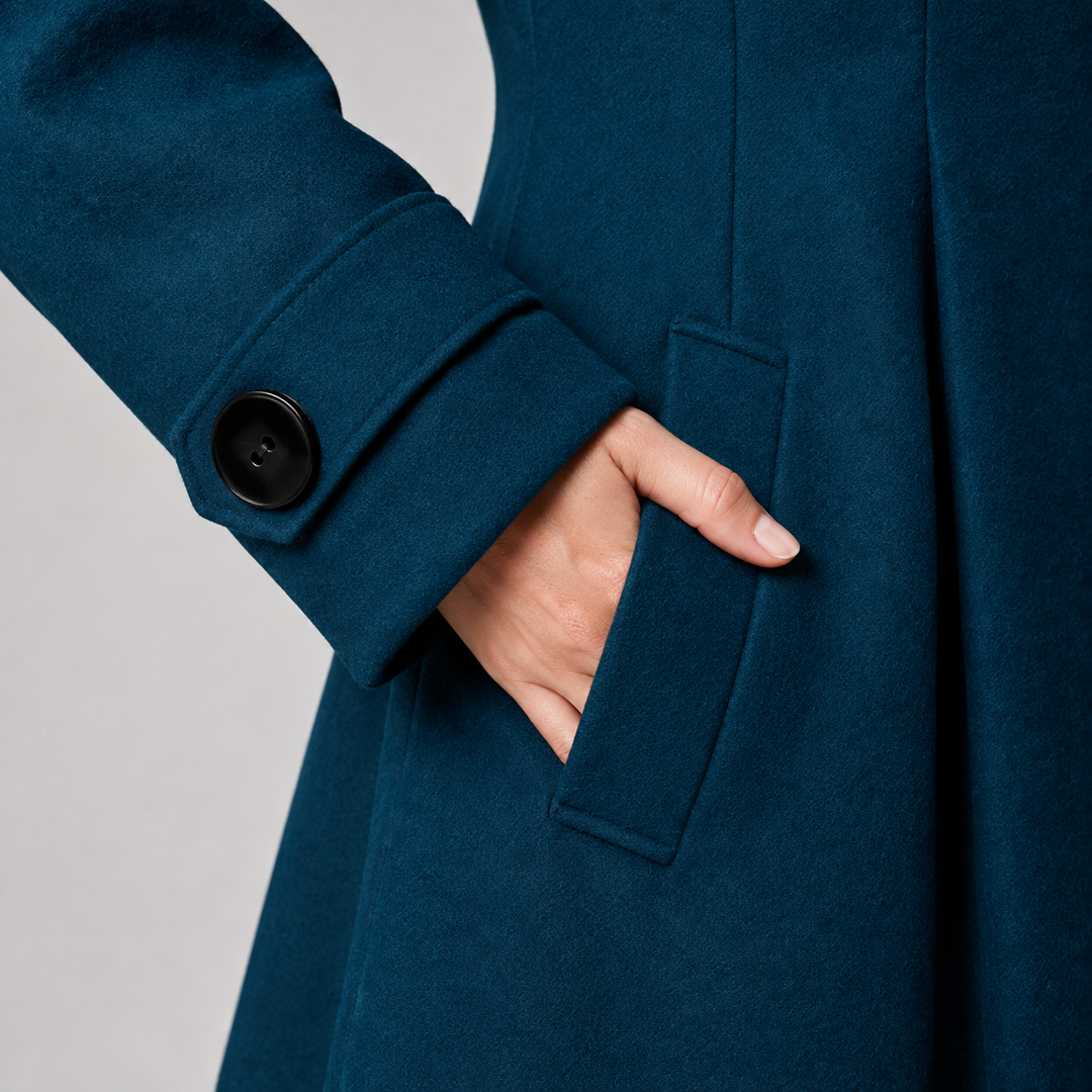 ÉLODIE MOREAU MANTEAU STRUCTURÉ À CAPUCHE POUR FEMMES