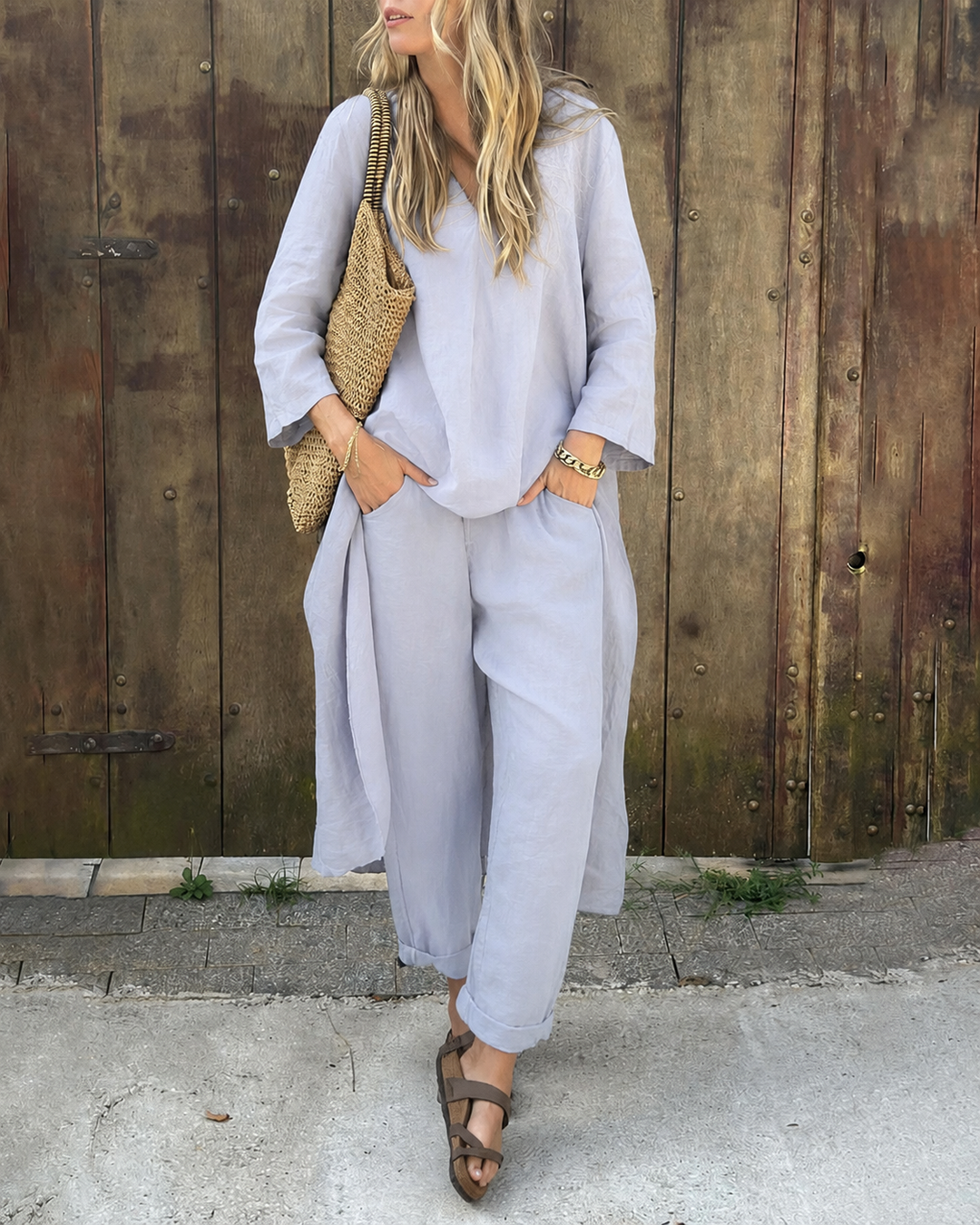 ENSEMBLE CHIC À DEUX PIÈCES POUR FEMMES