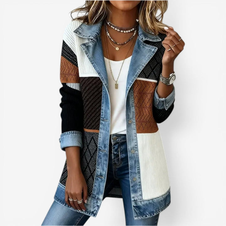 ÉLODIE MOREAU VESTE EN DENIM POUR FEMMES