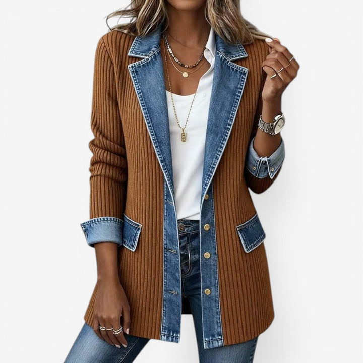 ÉLODIE MOREAU VESTE EN DENIM POUR FEMMES
