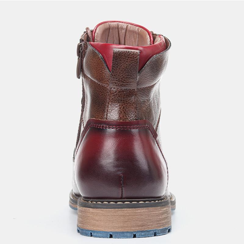 ÉLODIE MOREAU Raphaël - Bottes Oxford en cuir classiques pour hommes