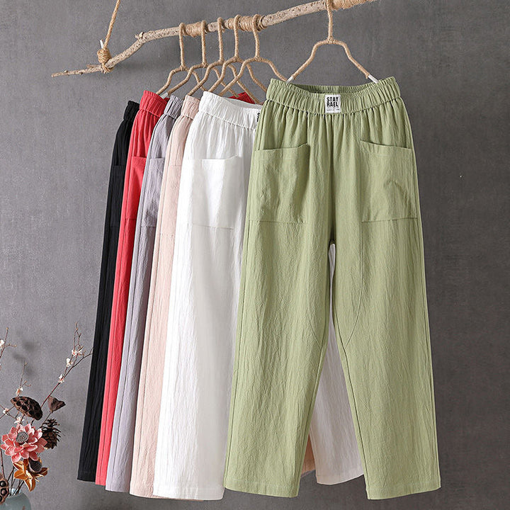 PANTALON DROIT CHEVILLE POUR FEMMES