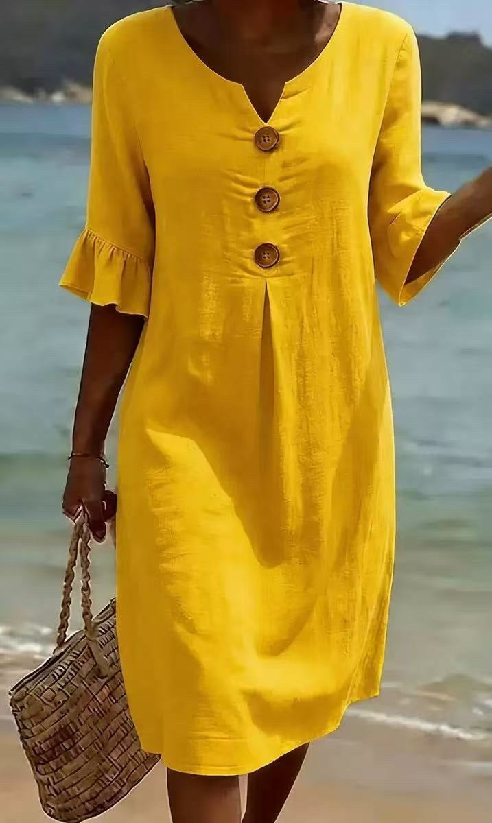 ÉLÉGANTE ROBE COUPE AMPLE POUR FEMMES