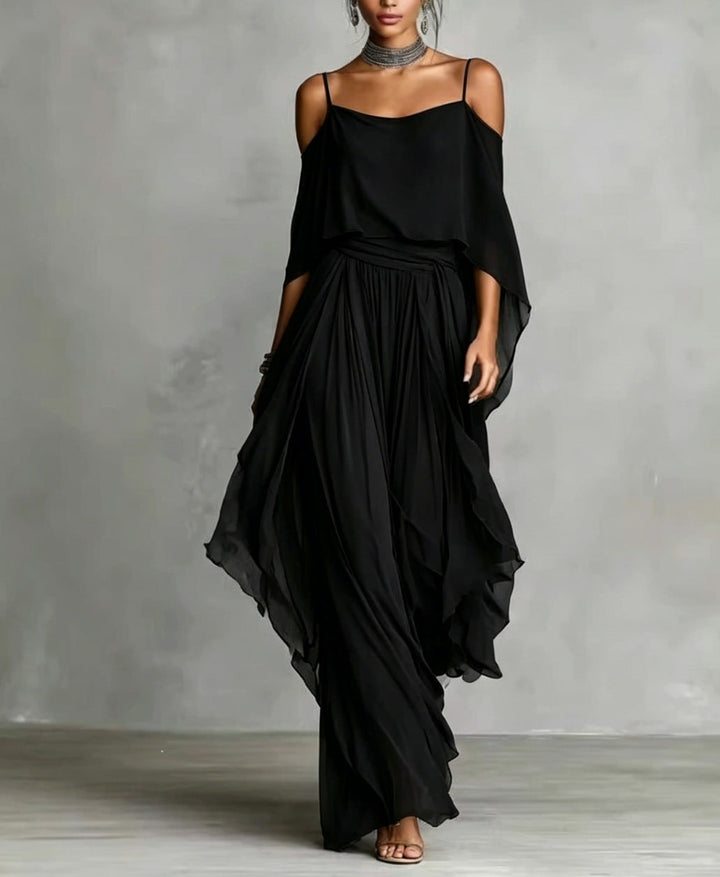 ENSEMBLE ÉLÉGANT EN CHIFFON POUR FEMMES