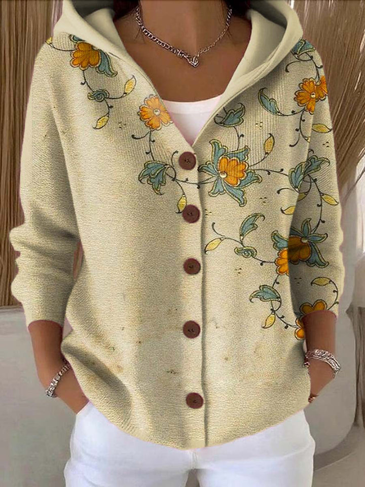 GILET À CAPUCHE PATCHWORK POUR FEMMES