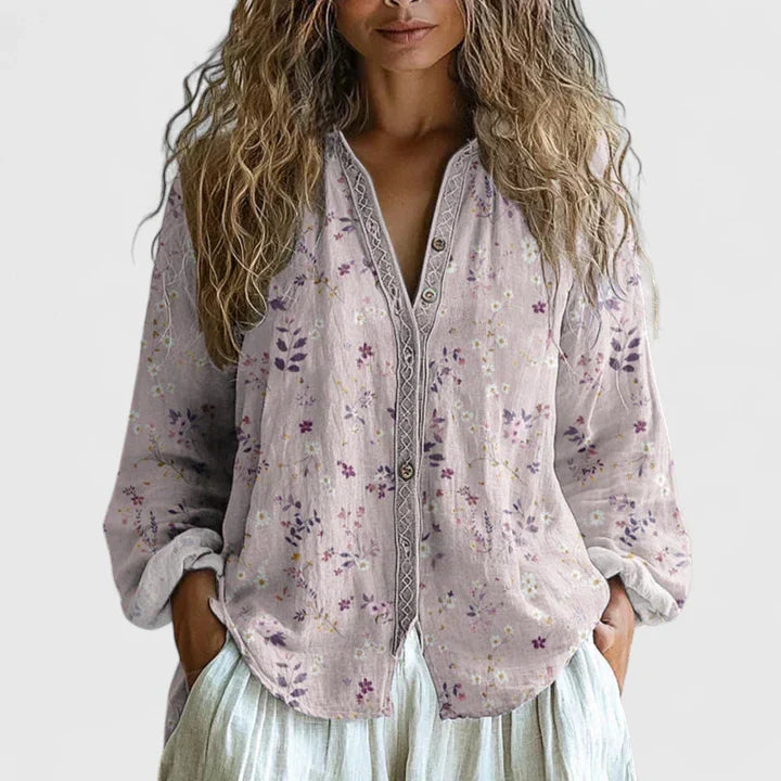 BLOUSE IMPRIMÉE POUR FEMME