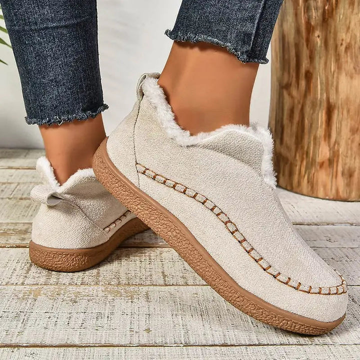 Bottines chaudes à enfiler - vue de détail