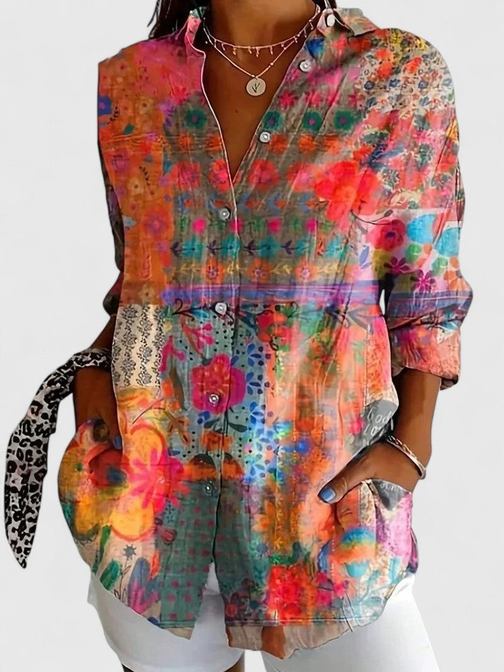 Ludivine | Blouse Imprimée Classique