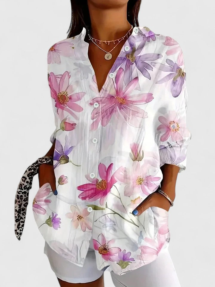 Ludivine | Blouse Imprimée Classique