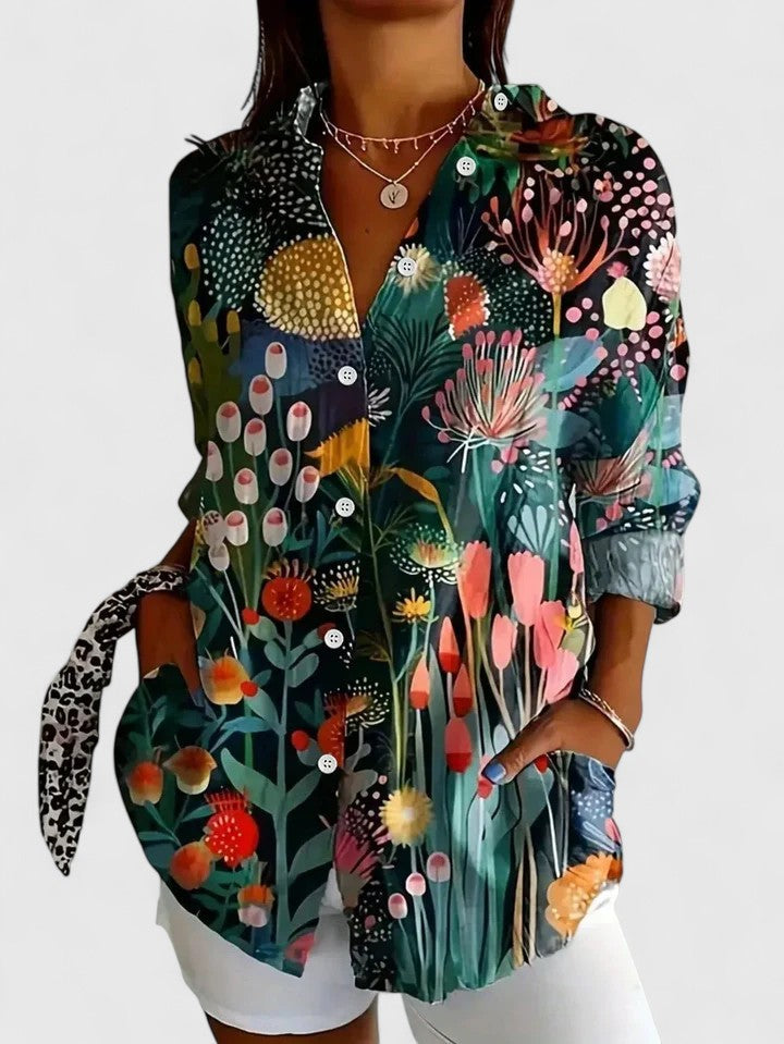 Ludivine | Blouse Imprimée Classique