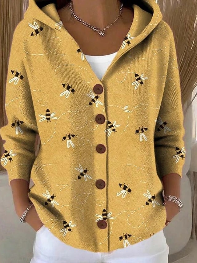 GILET À CAPUCHE PATCHWORK POUR FEMMES